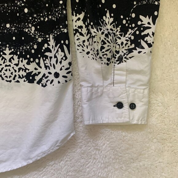 2 Urban Heritage Happy Holidays Casual Shirts Men Sz XL Christmas All Over Print - Picture 5 of 15